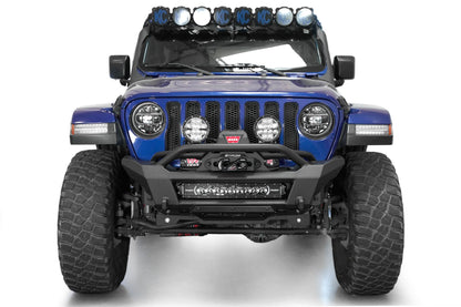 2018-2025 Jeep JL JLU JT Wrangler, Gladiator Phantom Stubby Front Bumper Addictive Desert Designs-5