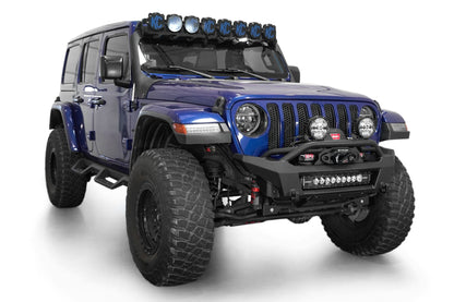 2018-2025 Jeep JL JLU JT Wrangler, Gladiator Phantom Stubby Front Bumper Addictive Desert Designs-9