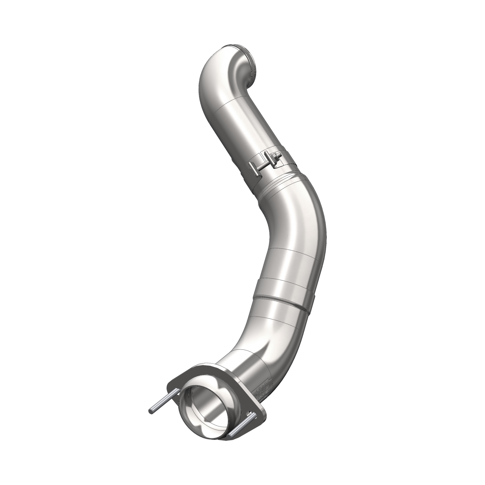 4 Inch Turbo Down Pipe For 11-15 Ford 6.7L EO Num. D-763-1 MBRP-1
