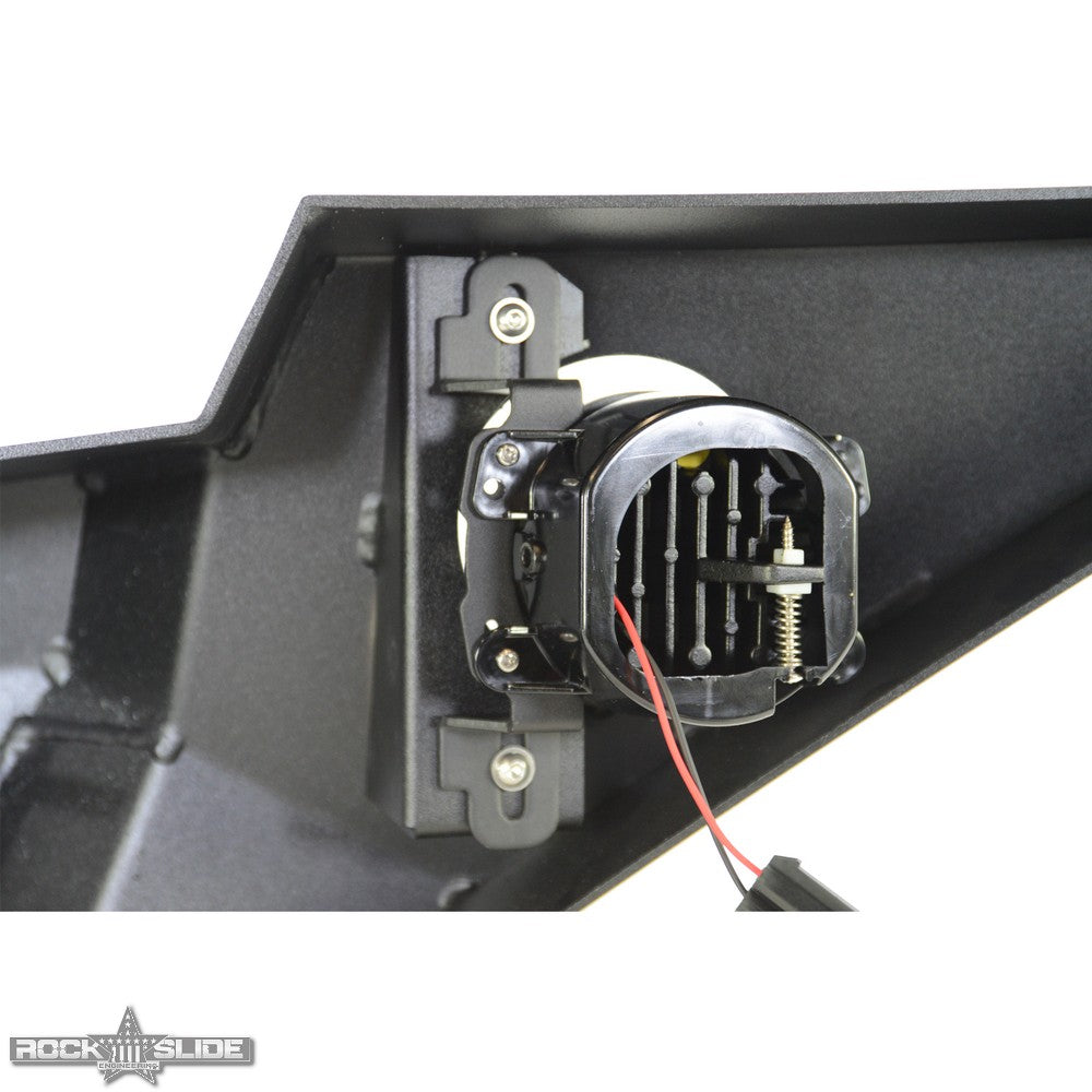 Jeep JL/JT Full Front Bumper For 18-Pres Wrangler JL/Gladiator Rigid Series Complete With Winch Plate Rock Slide Engineering-5