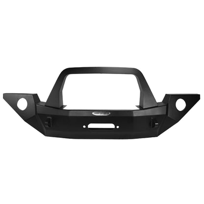 Jeep JL/JT Full Front Bumper For 18-Pres Wrangler JL/Gladiator Rigid Series Complete With Winch Plate Rock Slide Engineering-2