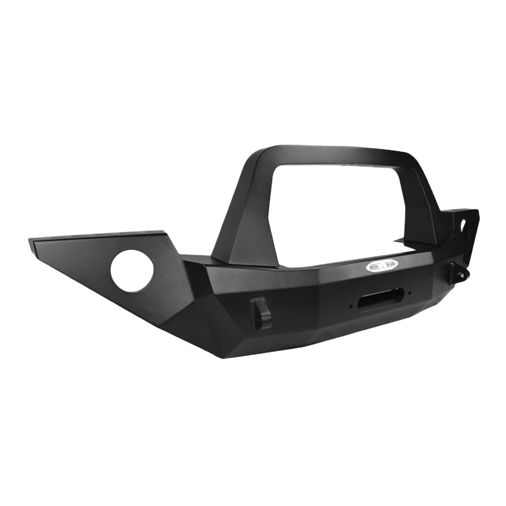 Jeep JL/JT Full Front Bumper For 18-Pres Wrangler JL/Gladiator Rigid Series Complete With Winch Plate Rock Slide Engineering-3