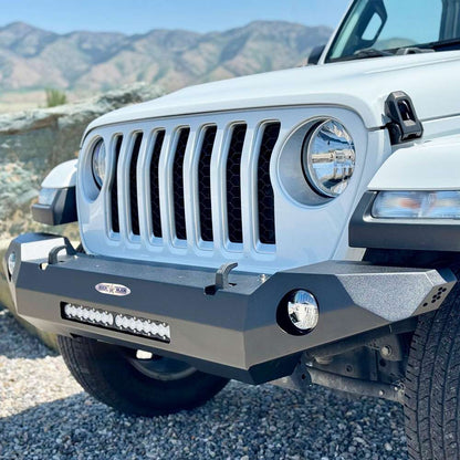 Appalachian Steel Entry Level Full Front Bumper Wrangler JL Rock Slide Engineering-3