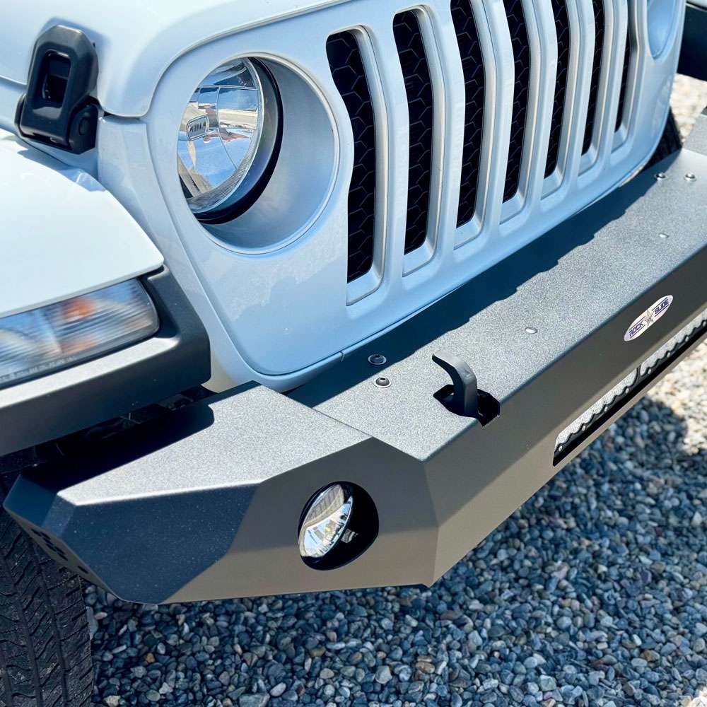 Appalachian Steel Entry Level Full Front Bumper Wrangler JL Rock Slide Engineering-4