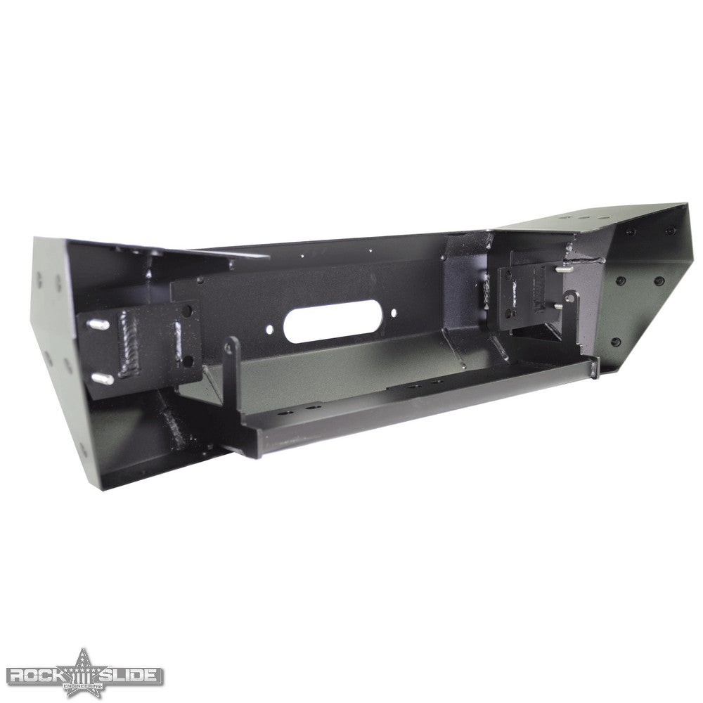 Jeep JK Shorty Front Bumper For 07-18 Wrangler JK Complete With Winch Plate Rigid Series Rock Slide Engineering-5
