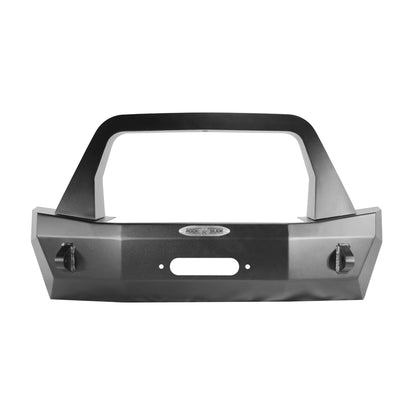 Jeep JK Shorty Front Bumper For 07-18 Wrangler JK Complete With Winch Plate Rigid Series Rock Slide Engineering-4