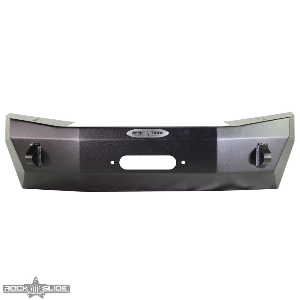 Jeep JL Shorty Front Bumper For 18-Pres Wrangler JL With Winch Plate No Bull Bar Rigid Series Rock Slide Engineering-1