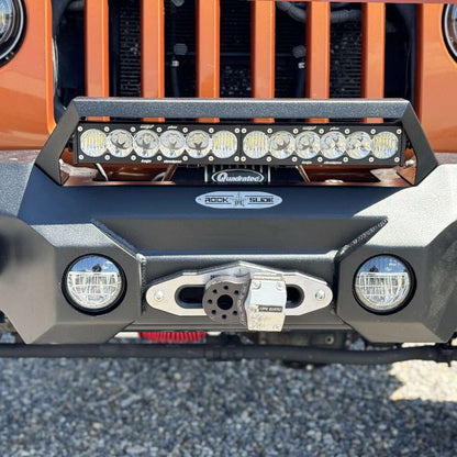 Big Sky Aluminum Stubby Front Bumper With Winch Plate Wrangler JK Rock Slide Engineering-5