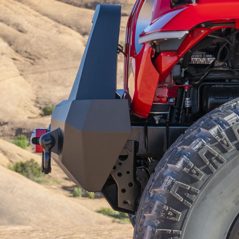 Rock Slide Engineering Jeep JL Front Bumper Skid Plate For 18-Pres Wranger JL Rigid Series Steel Powdercoat Black Rock Slide Engineering