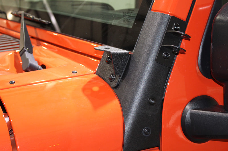 Jeep JK Windshield Light Bracket 07-18 Wrangler JK Fishbone Offroad-1