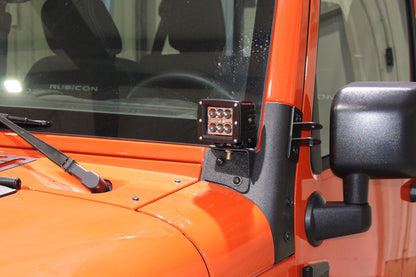 Jeep JK Windshield Light Bracket 07-18 Wrangler JK Fishbone Offroad-2