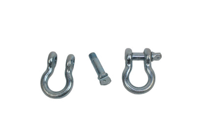 D Ring 3/4 Inch Zinc 2 Piece Set Fishbone Offroad-2