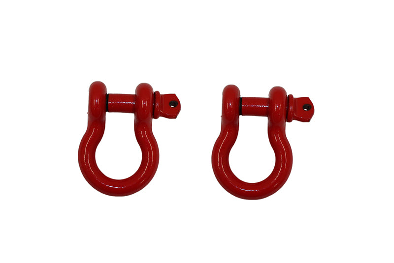 D Ring 3/4 Inch Red 2 Piece Set Fishbone Offroad-1
