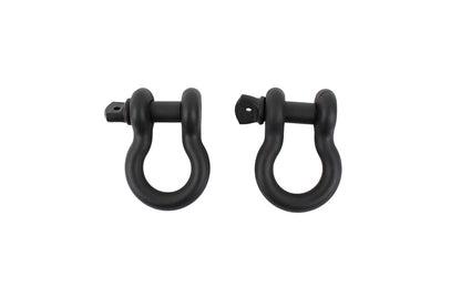 D Ring 3/4 Inch Gloss Black 2 Piece Set Fishbone Offroad