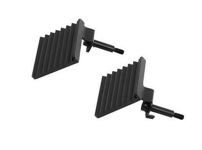 Jeep JK Foot Peg 07-18 Wrangler JK Set Black Fishbone Offroad-1