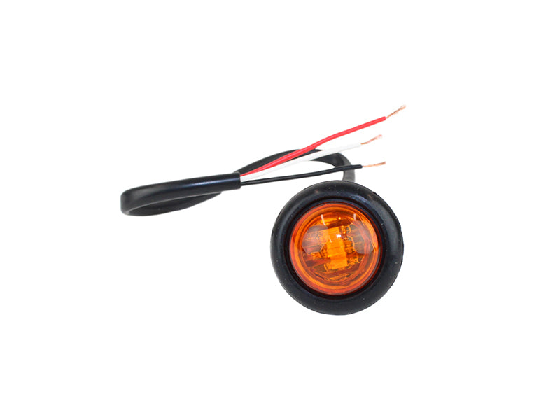 Amber LED's 3/4 Inch Pair Fishbone Offroad-3