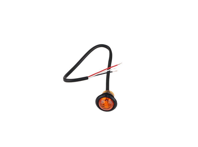 Amber LED's 3/4 Inch Pair Fishbone Offroad-4