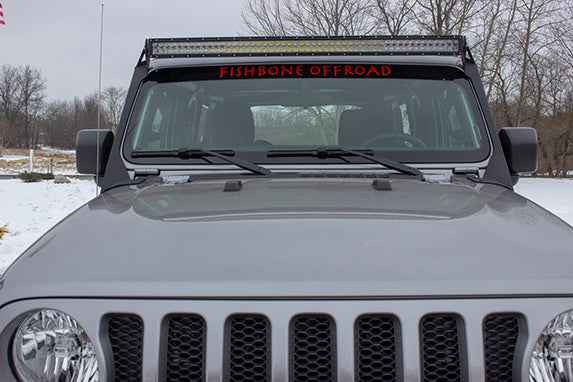 Jeep JL Windshield Light Bracket 2018-Present Wrangler JL Fishbone Offroad-4