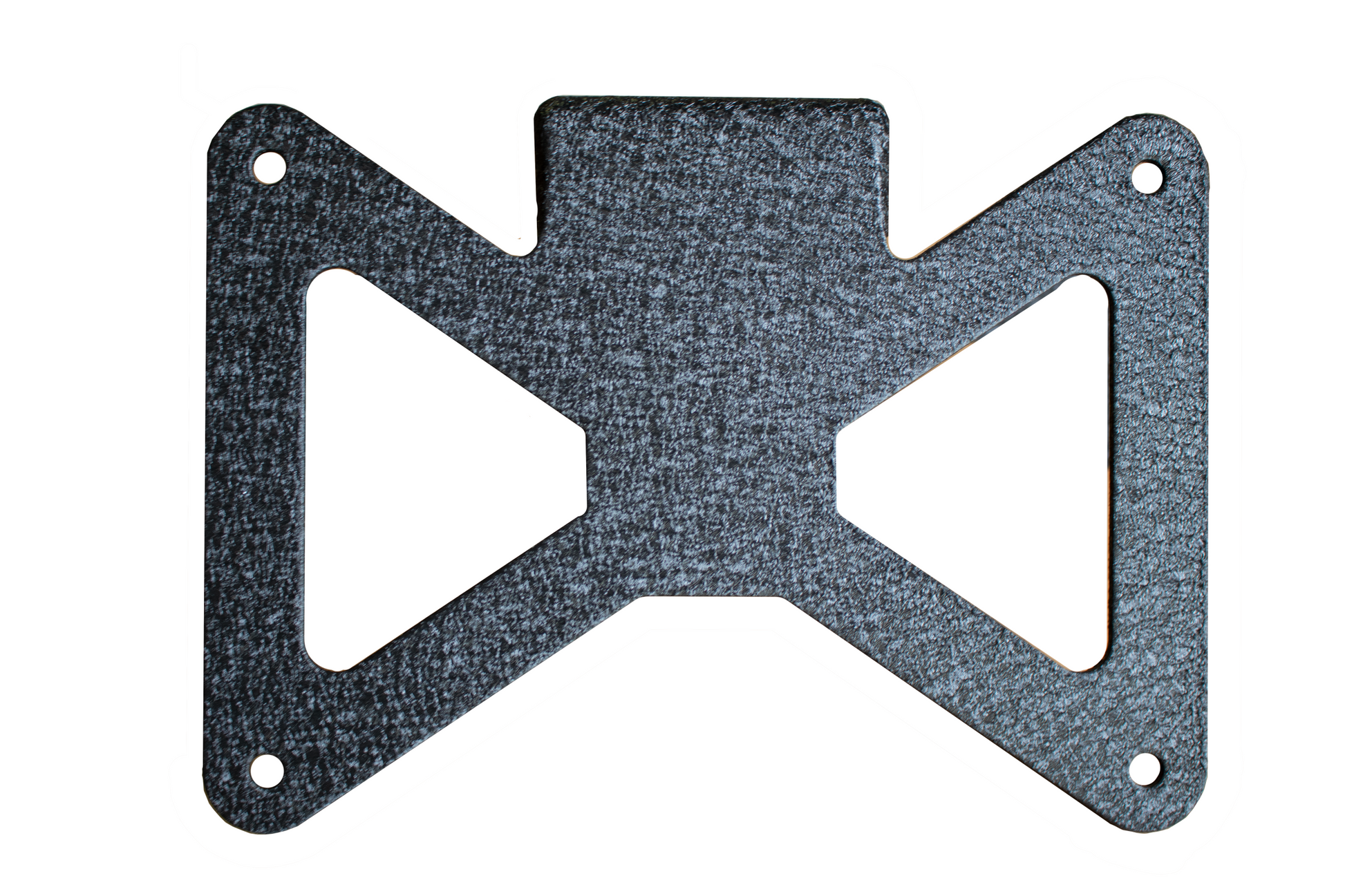 Jeep JL Hawse Fairlead License Plate Mount For 18-Pres Wrangler JL Black Aluminum Fishbone Offroad-2