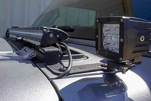 Jeep JL Cowl Light Bracket 18-Pres Wrangler JL Fishbone Offroad-7
