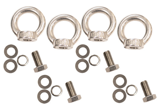 Fishbone Offroad Jeep Storage/Bed Rack Tie Down Kit Stainless Steel Fishbone