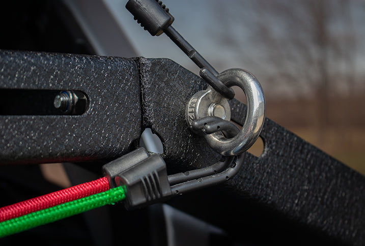 Fishbone Offroad Jeep Storage/Bed Rack Tie Down Kit Stainless Steel Fishbone