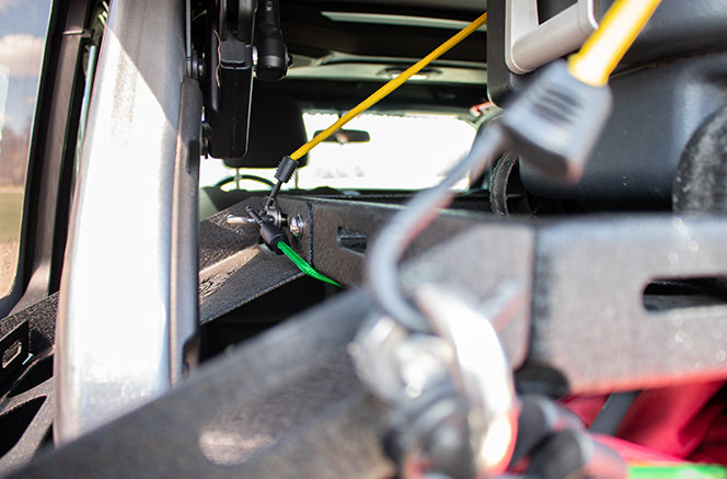 Fishbone Offroad Jeep Storage/Bed Rack Tie Down Kit Stainless Steel Fishbone