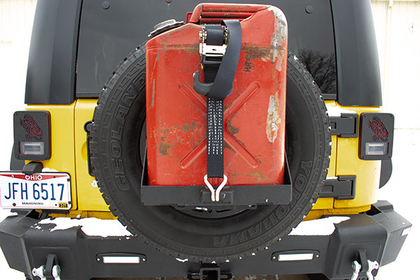 Fishbone Offroad Spare Tire Jerry Can Mount Fishbone Offroad
