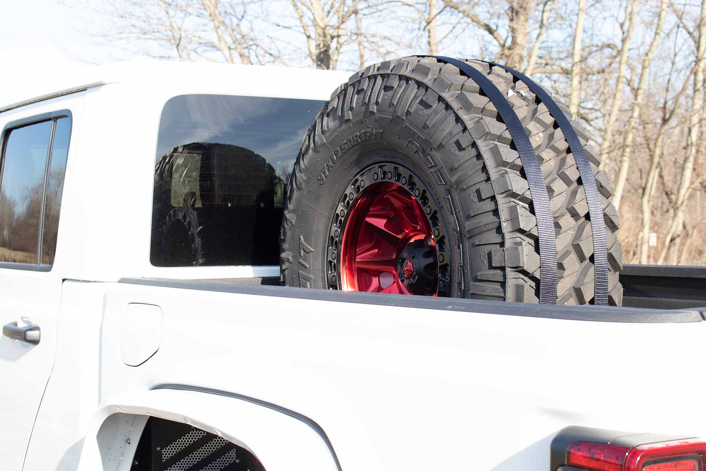 Fishbone Offroad Bed Mounted Spare Tire Mount Fishbone Offroad
