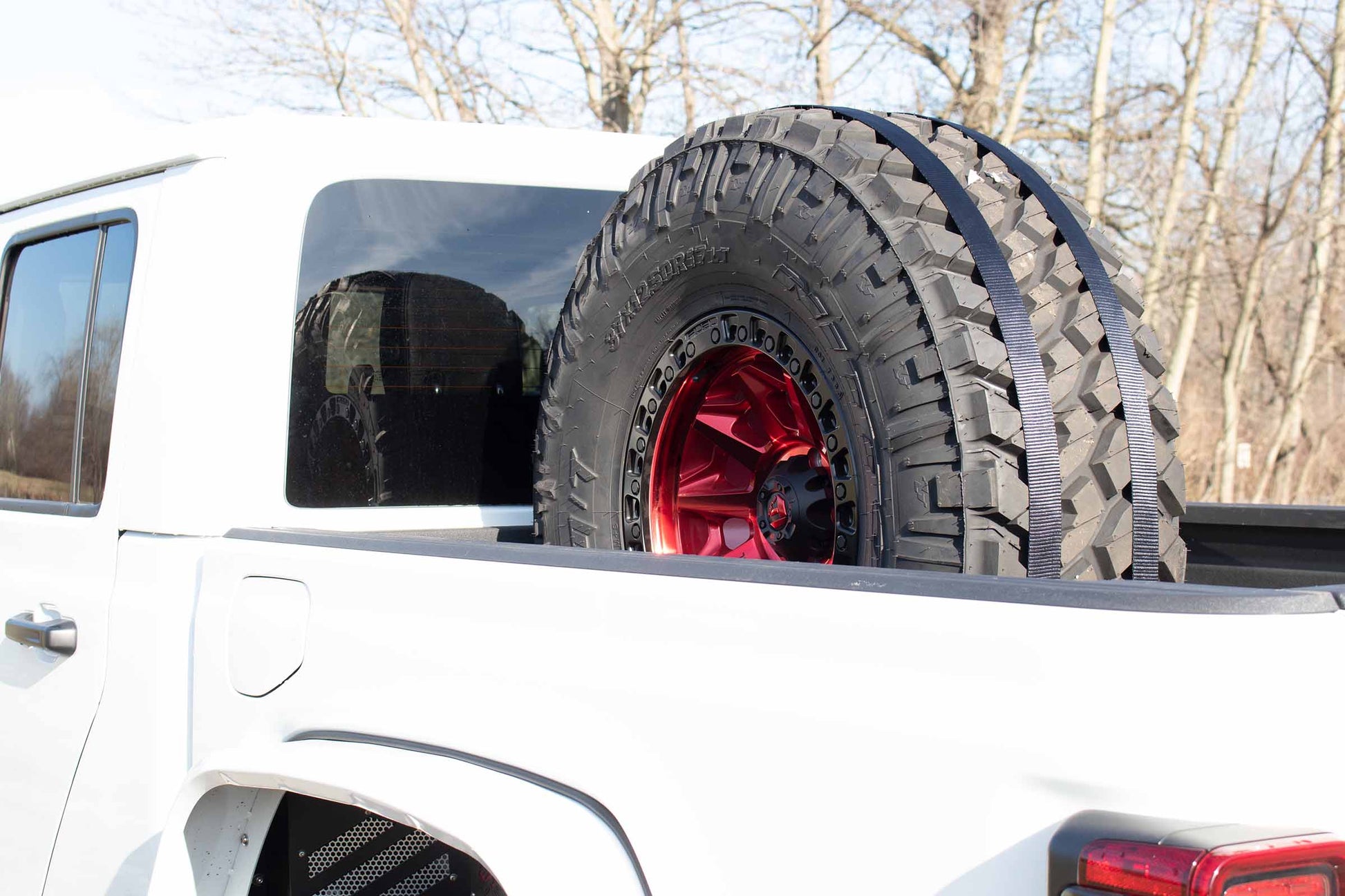 Fishbone Offroad Bed Mounted Spare Tire Mount Fishbone Offroad