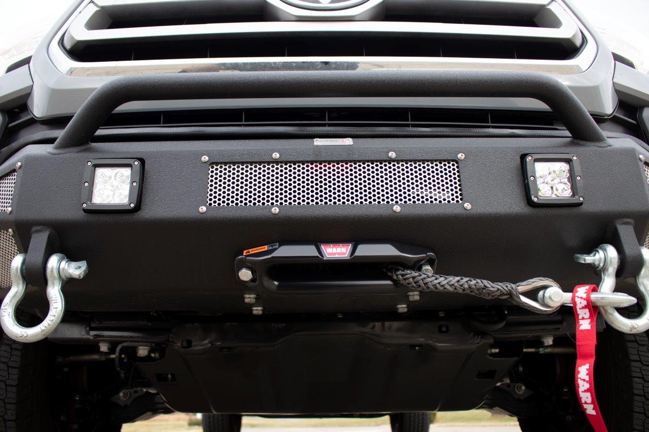 2016-Present Toyota Tacoma Center Stubby Front Bumper Fishbone Offroad-18