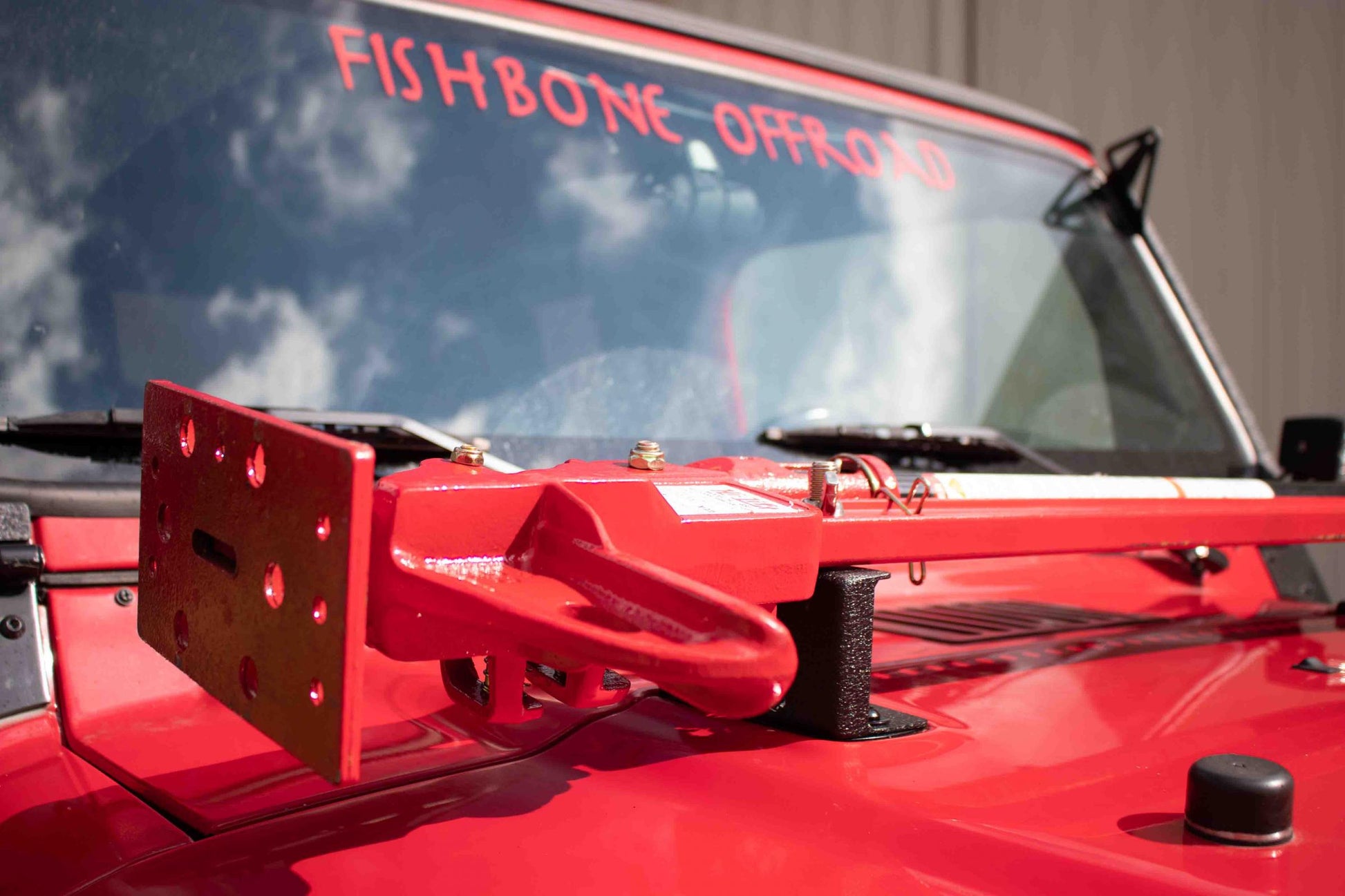 1997-2006 Jeep Wrangler TJ Hi- Lift Jack Mount Fishbone Offroad-8