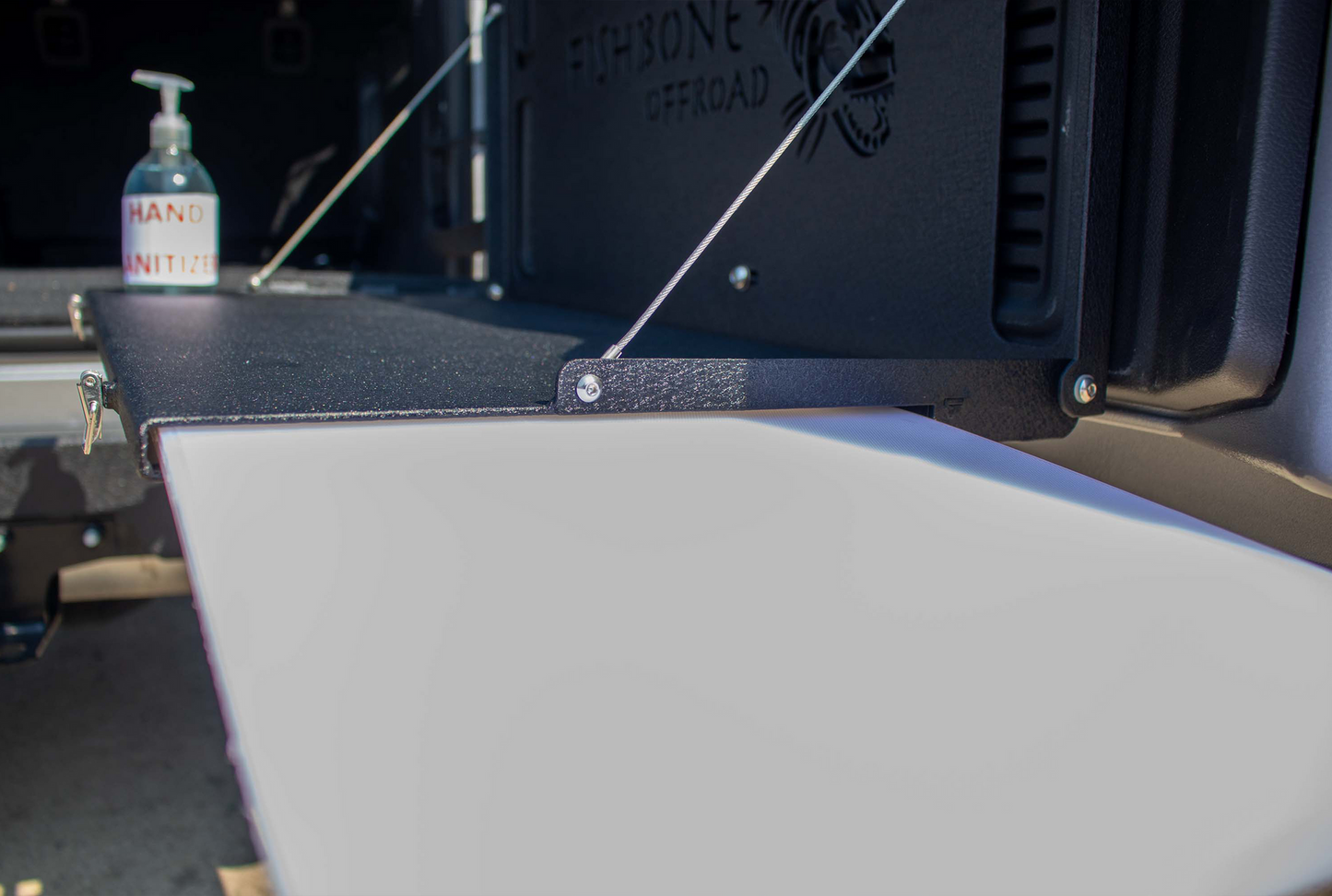 6th Gen Ford Bronco, 18-Present Jeep Wrangler JL and 07-18 Jeep Wrangler JK Tailgate Table Fishbone Offroad-8