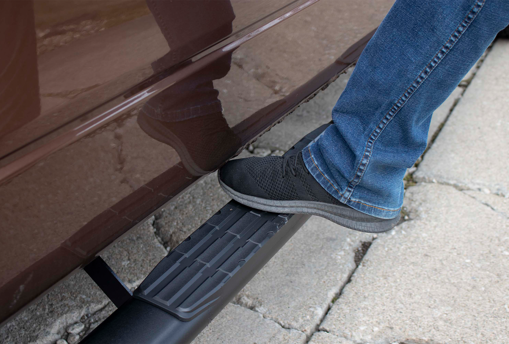09-14 F-150 Extended Cab 5 Inch Oval Side Steps Fishbone Offroad-4