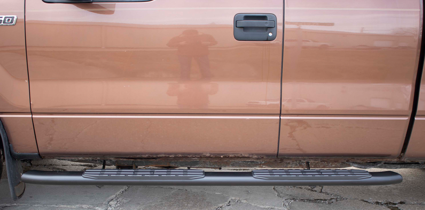 09-14 F-150 Extended Cab 5 Inch Oval Side Steps Fishbone Offroad-5