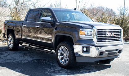 07-18 Silverado 1500/2500/3500 Crew Cab 5 Inch Oval Side Steps Fishbone Offroad-1