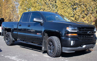 07-18 Silverado 1500/2500/3500 Double Cab Cab 5 Inch Oval Side Steps Fishbone Offroad-1