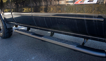 07-18 Silverado 1500/2500/3500 Double Cab Cab 5 Inch Oval Side Steps Fishbone Offroad-4