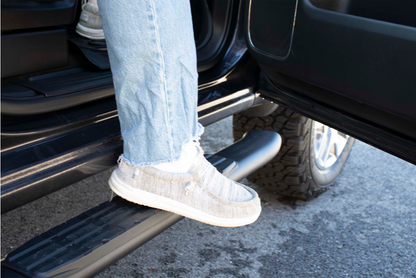 07-18 Silverado 1500/2500/3500 Double Cab Cab 5 Inch Oval Side Steps Fishbone Offroad-5