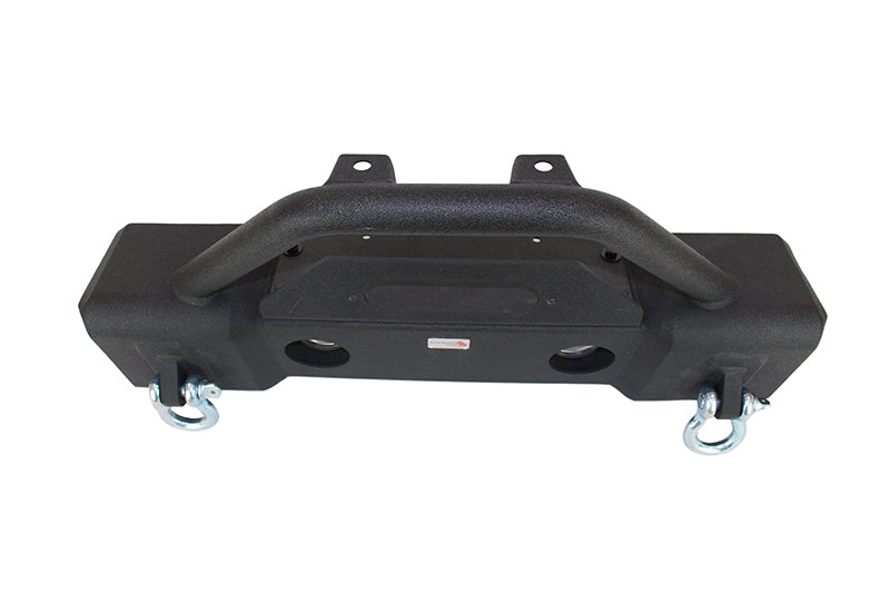 Jeep JK Stubby Bumper W/Tube Guard 07-18 Wranger JK Black Texured Powercoated Fishbone Offroad-3