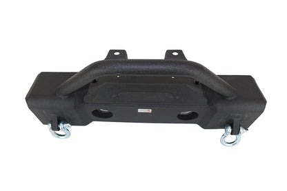 Jeep JK Stubby Bumper W/Tube Guard 07-18 Wranger JK Black Texured Powercoated Fishbone Offroad-3