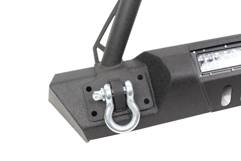 Jeep JK Front Stubby Winch Bumper W/Tube Guard 07-18 Wranger JK Black Texured Powercoated Fishbone Offroad-5