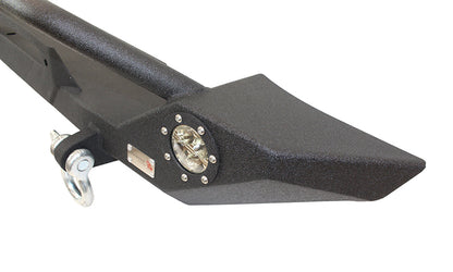 Jeep TJ/YJ Front Bumper W/LED's 87-06 Wrangler TJ/YJ Steel Black Textured Powercoat Fishbone Offroad-6