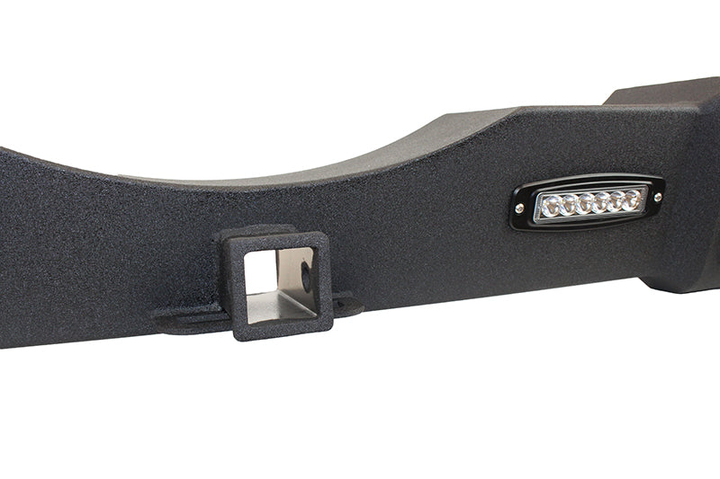 Fishbone Offroad Jeep JK Rear Bumper W/LED's 07-18 Wrangler JK Rubicon and Unlimited Steel Black Textured Powdercoat Fishbone Offroad