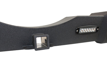 Jeep JK Rear Bumper W/LED's 07-18 Wrangler JK Rubicon and Unlimited Steel Black Textured Powdercoat Fishbone Offroad-4
