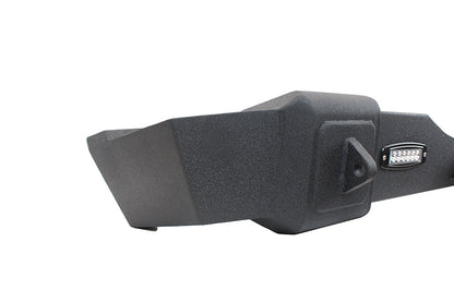 Jeep JK Rear Bumper W/LED's 07-18 Wrangler JK Rubicon and Unlimited Steel Black Textured Powdercoat Fishbone Offroad-6