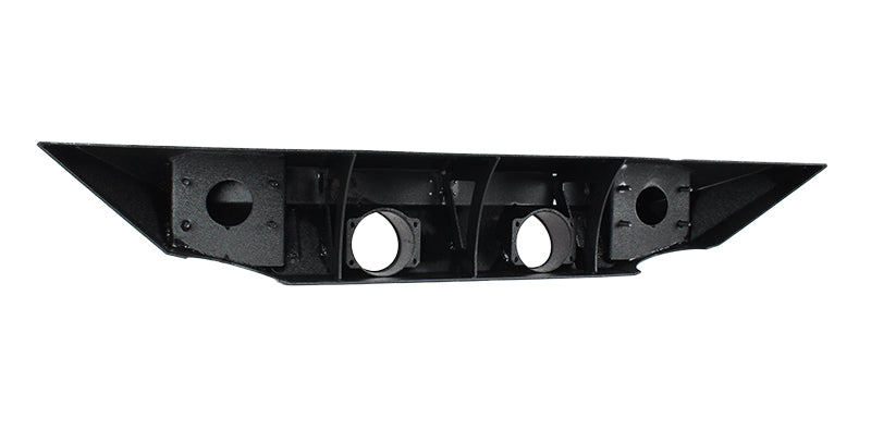 Jeep JK Front Bumper 07-18 Wrangler JK Rubicon and Unlimited Steel Black Textured Powdercoat Manowar Series Fishbone Offroad-6
