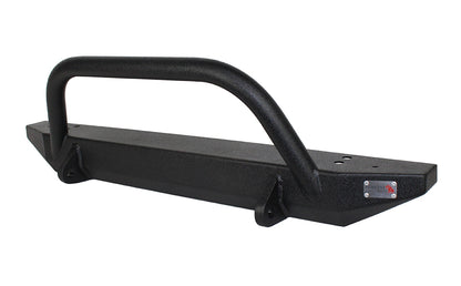 Jeep TJ Front Bumper W/Winch Guard 97-06 Wrangler TJ Rubicon and Unlimited Steel Black Textured Powdercoat Piranha Series Fishbone Offroad-3