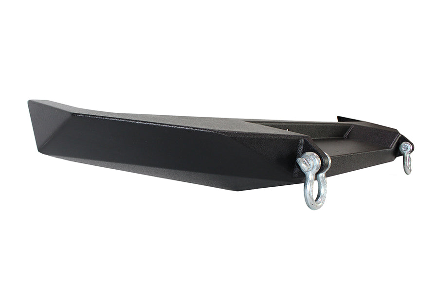 Cherokee XJ Front Winch Bumper W/O Grille Guard Bullhead Steel Black Textured Powdercoat Fishbone Offroad-3