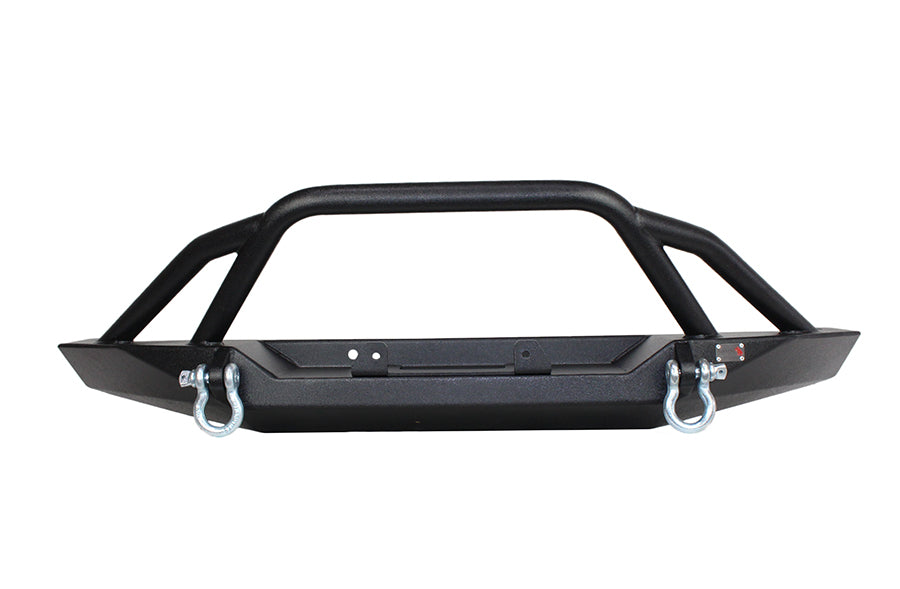 Cherokee XJ Front Winch Bumper W/Grille Guard Bullhead Steel Black Textured Powdercoat Fishbone Offroad-1